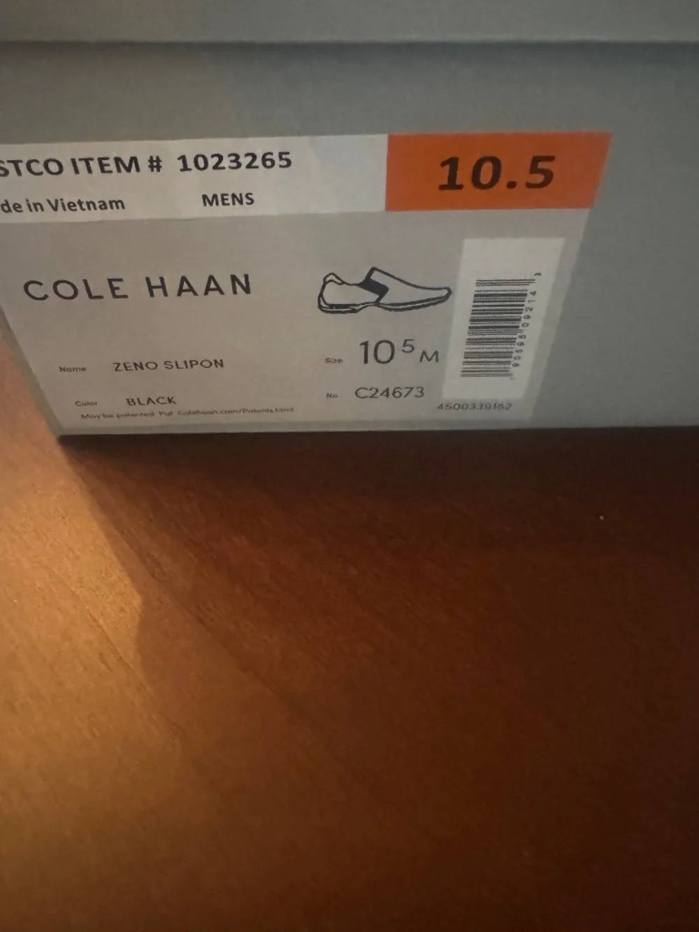 Mens Cole Hahn slip ons 10.5